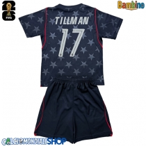 Maglie da calcio Stati Uniti Malik Tillman #17 Seconda Maglia Bambino Mondiali 2026  Manica Corta + Pantaloni corti)